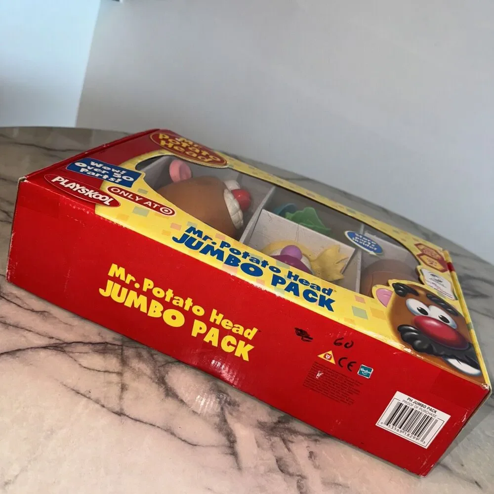 NEW Sealed 2006‎ Mr. Potato Head Jumbo Pack Target Xcls 50 Parts 3 Spuds VINTAGE